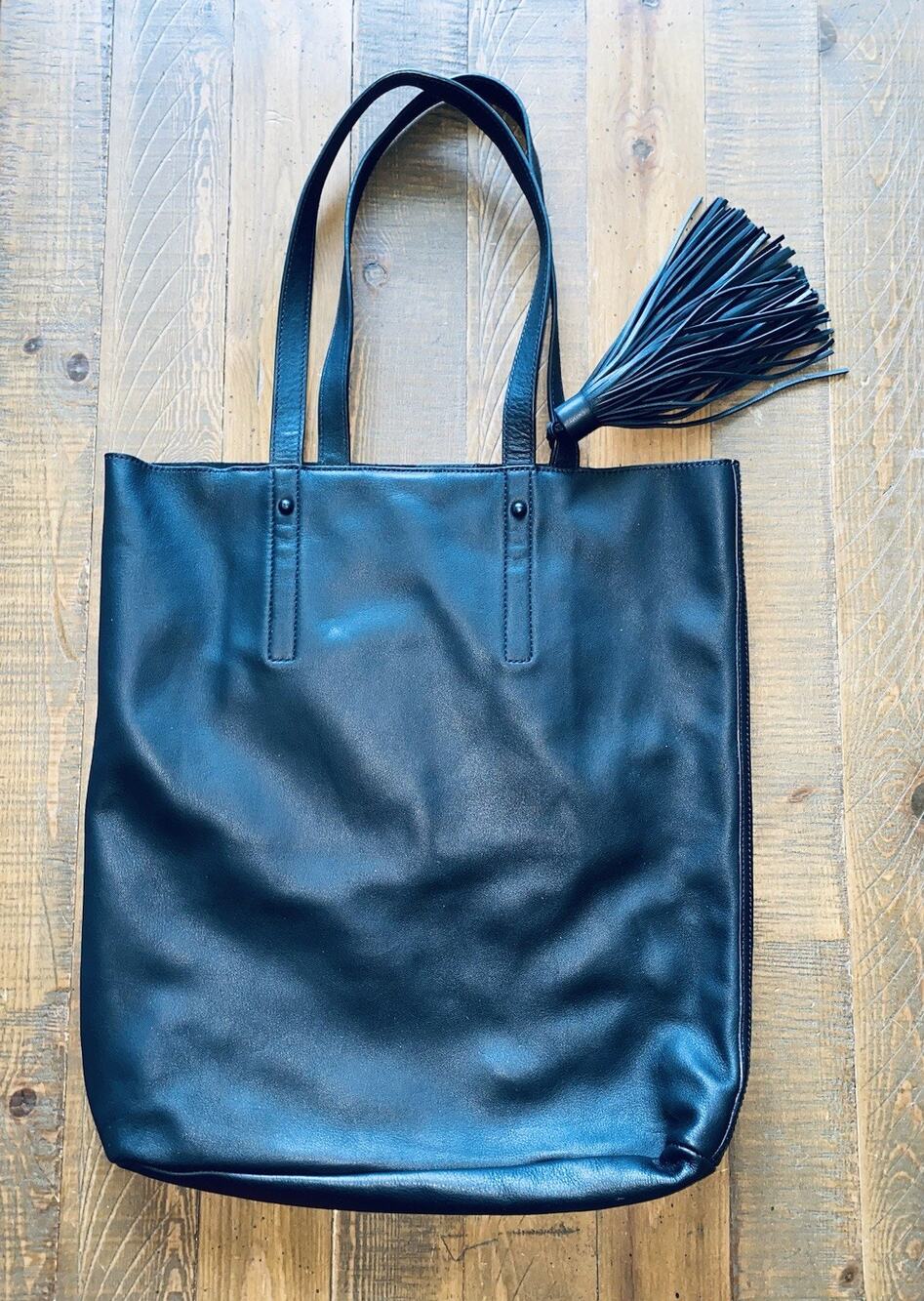 Loeffler Randall Rider Leather Satchel Bag Medium Tote Handbag Women’s Ladies